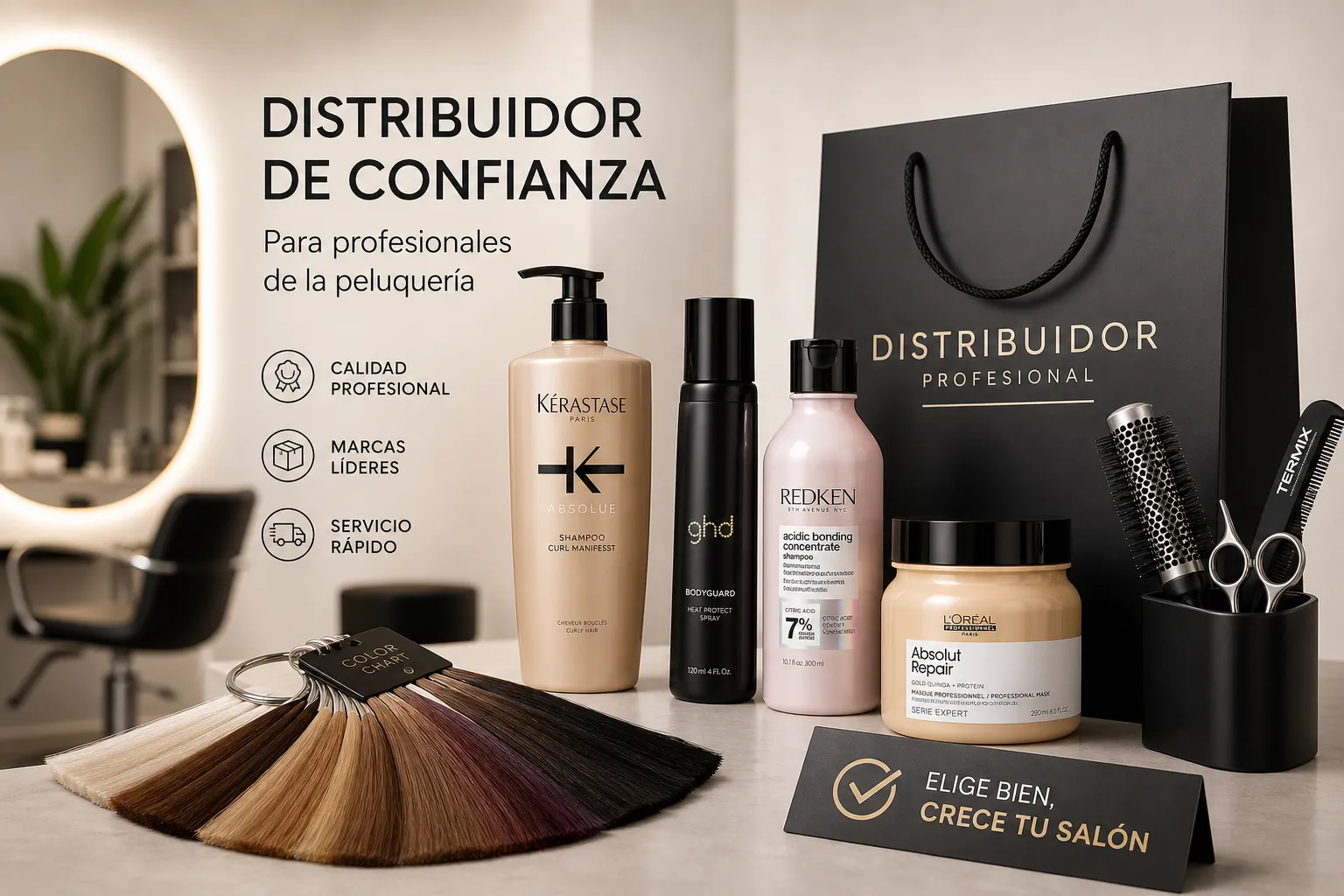 Distribuidor de peluquería en Málaga: claves para elegir bien