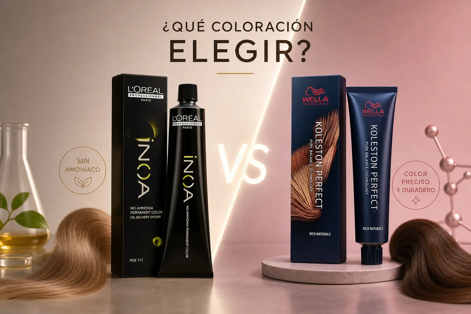 L'Oréal Professionnel o Wella: qué coloración elegir