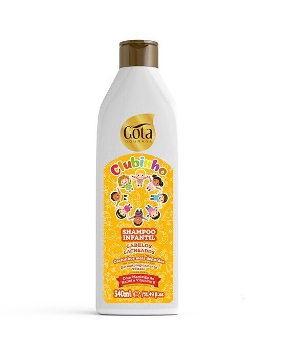 Gota Dourada Champú Infantil Cabello Rizado 340ml