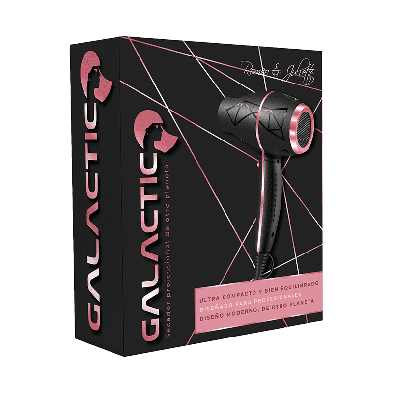 Secador ROMEO & JULIETTE Titanio GALACTIC Negro 2100W ALBIPRO