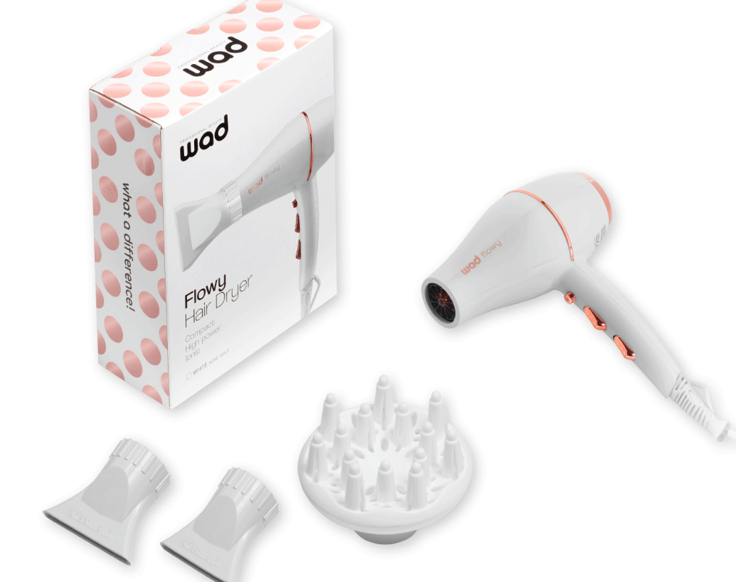 WAD FLOWY WHITE Secador profesional